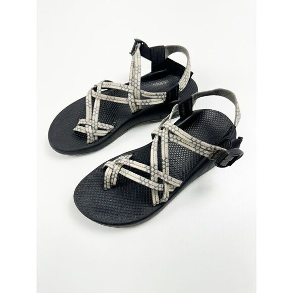 Chaco Women’s Sz 10 ZX2 Sandals Vibram Soles Light Beam Grey - Picture 3 of 5